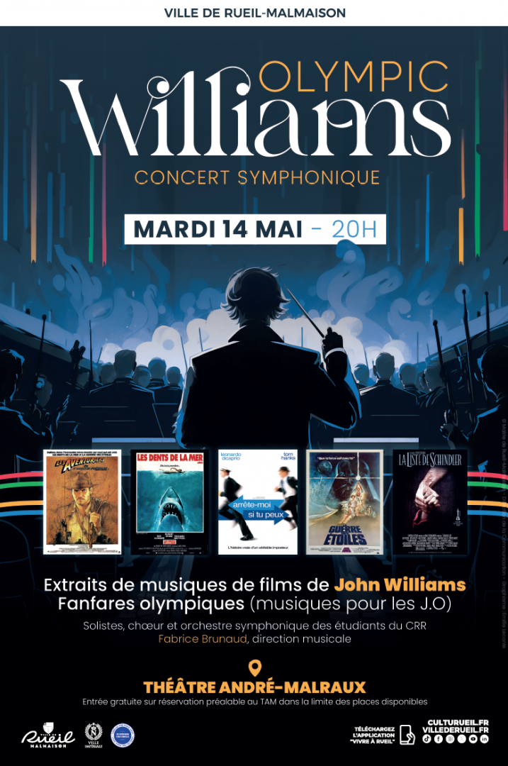 Concert Symphonique : John Williams et Musiques Olympiques | Ville de Rueil -Malmaison