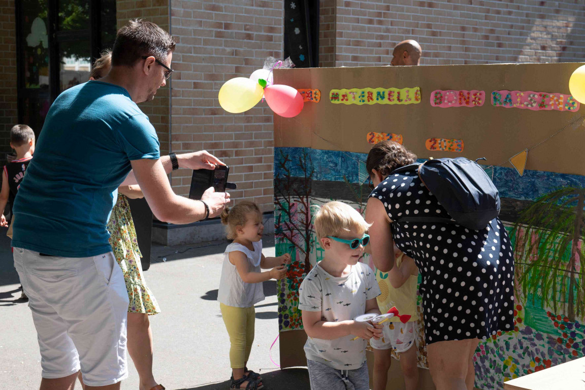 Kermesse de l'école des Bons raisins maternelle 24 juin 2023 Ville