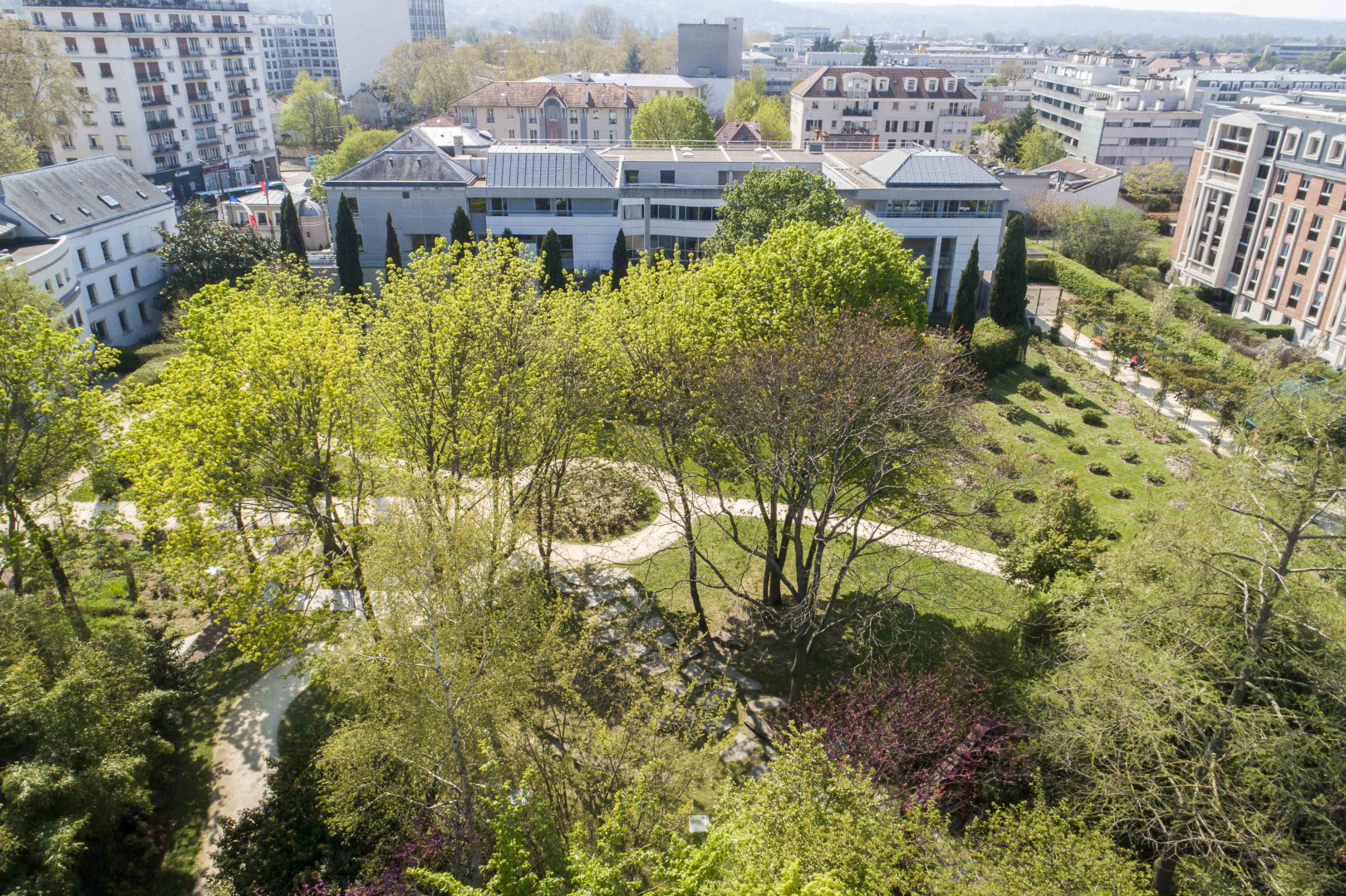 RueilMalmaison vue du ciel Ville de RueilMalmaison