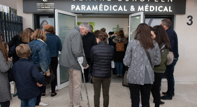 Inauguration du centre médical paramédical & médical européen le 3 avril 2019 